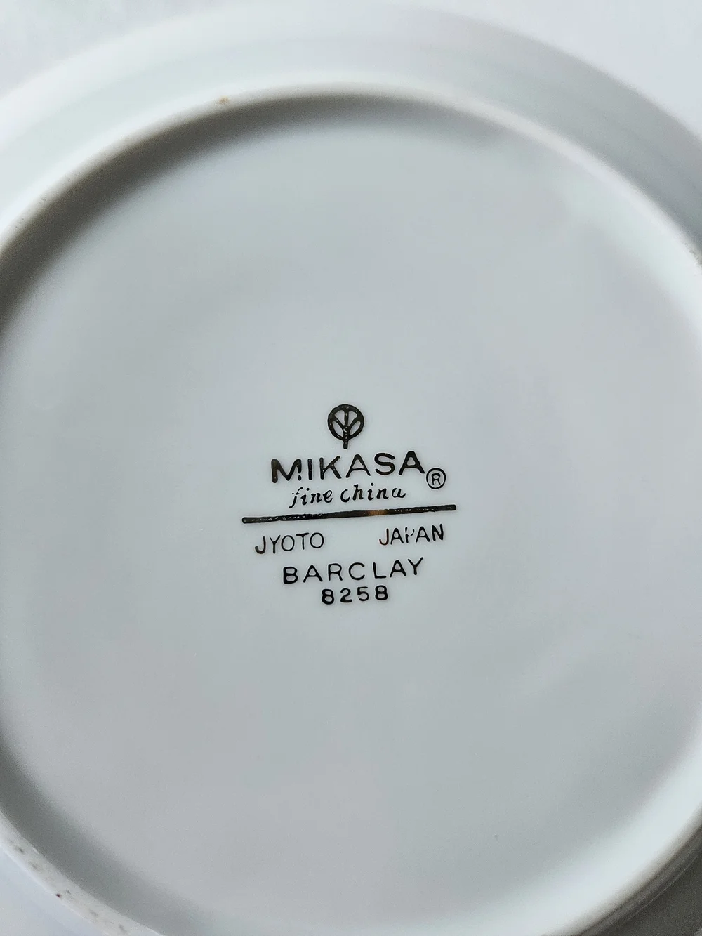 Mikasa Barclay Fine China Tea Cup And Saucer Sets X4 #8258 Made In Japan